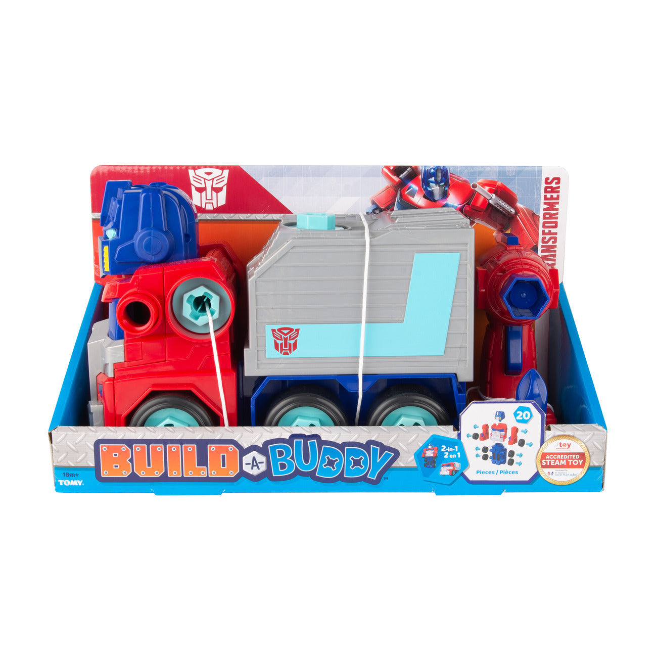 2 - In - 1 Build - Your - Own Transformers Optimus Prime Toy