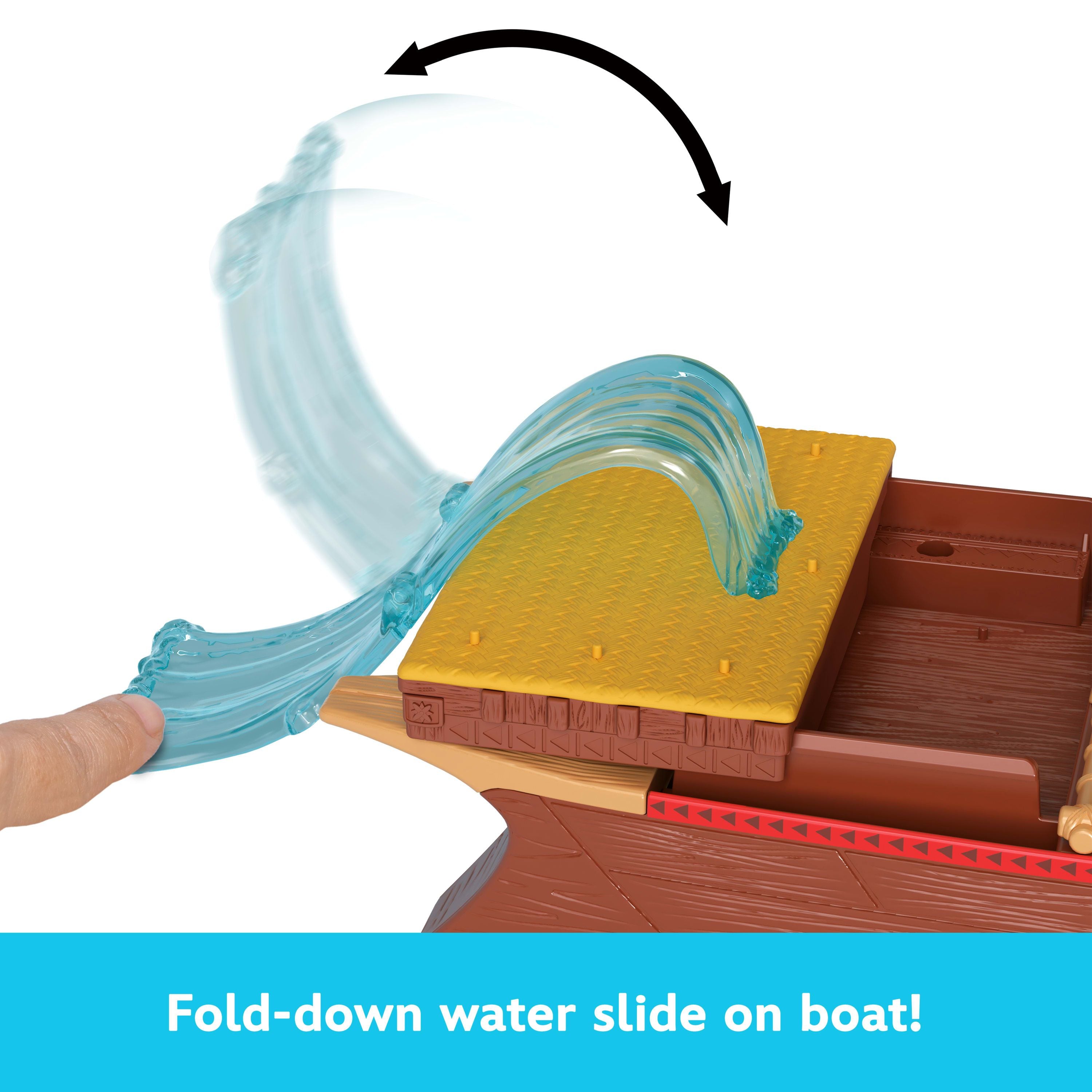 Hot! Disney Moana 2 Adventure Canoe Playset