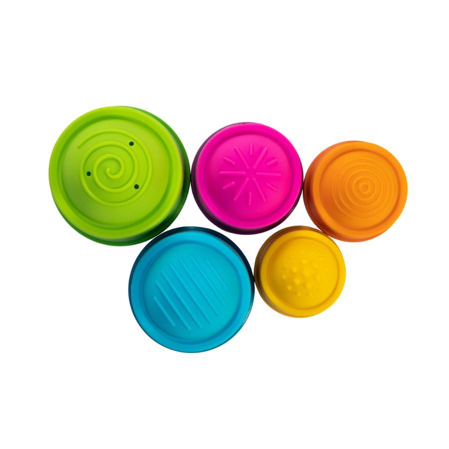 Fat Brain Toys: Dimpl Stack Cups - Fun Sensory Play