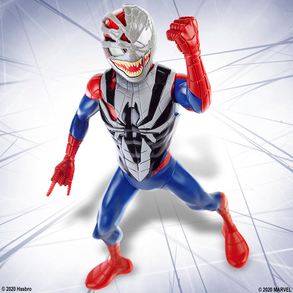 12-Inch Marvel Spider-Man Maximum Venom Action Figure with Sounds, Gear & Web Projectile