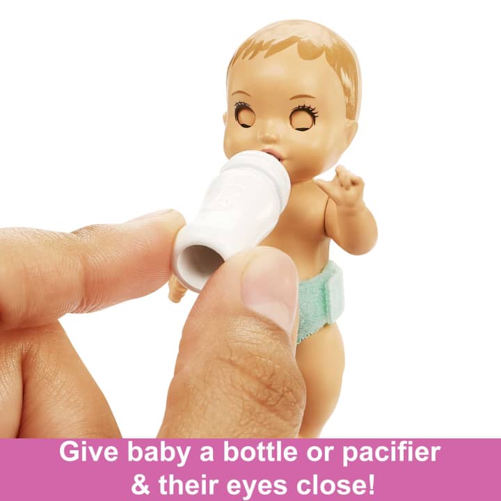 Hot Deal! Barbie Skipper Babysitters Inc. Sleepy Baby Doll Playset for Kids