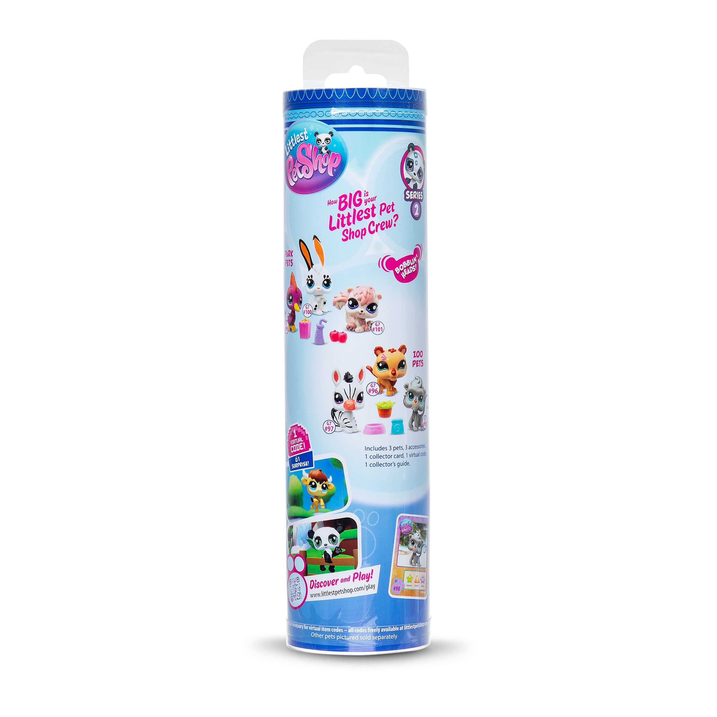 Hot! Littlest Pet Shop Pet Trios Series 2 - Zoo Pets