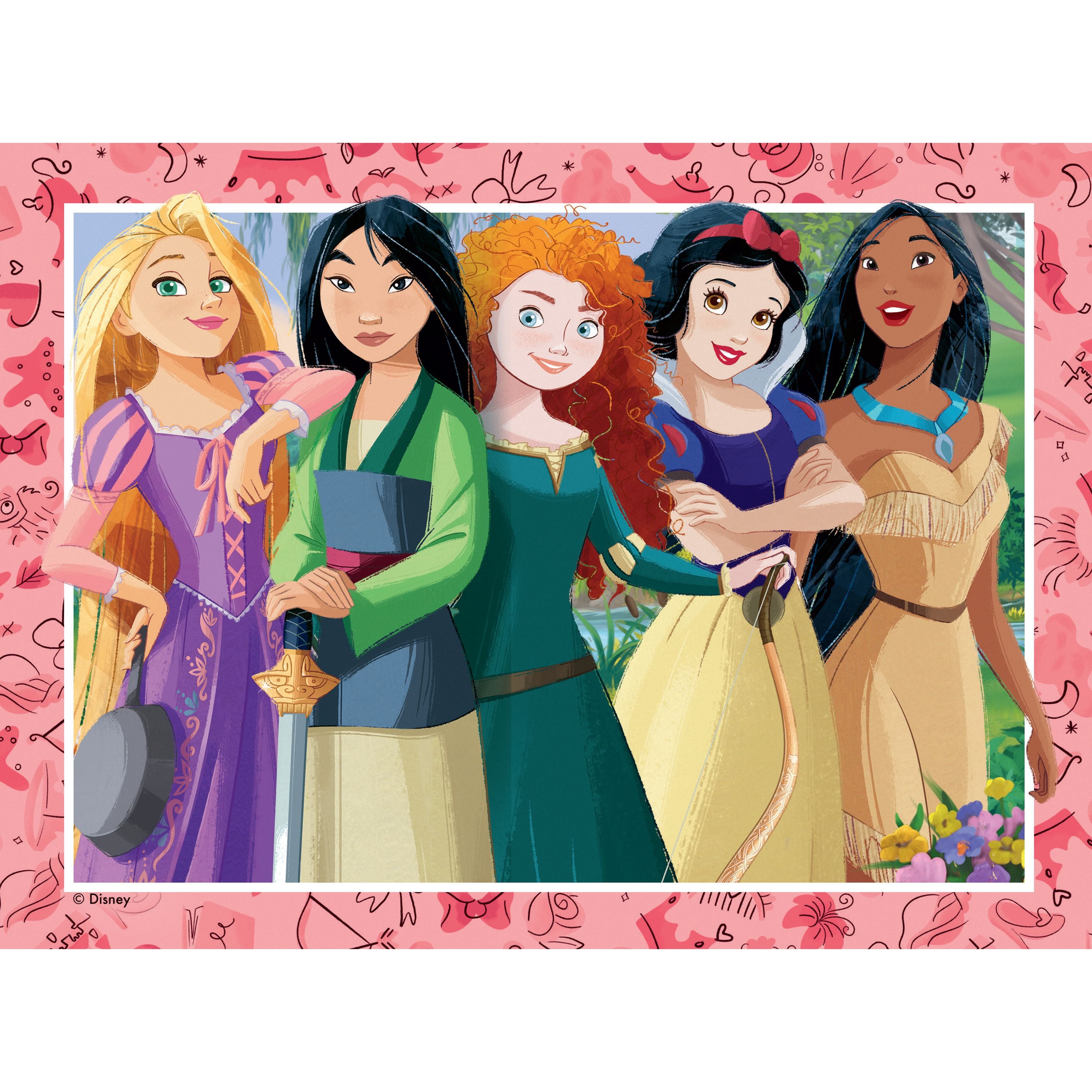 Ravensburger Disney Puzzle Set: 12/16/20/24 Pieces for Young Dreamers