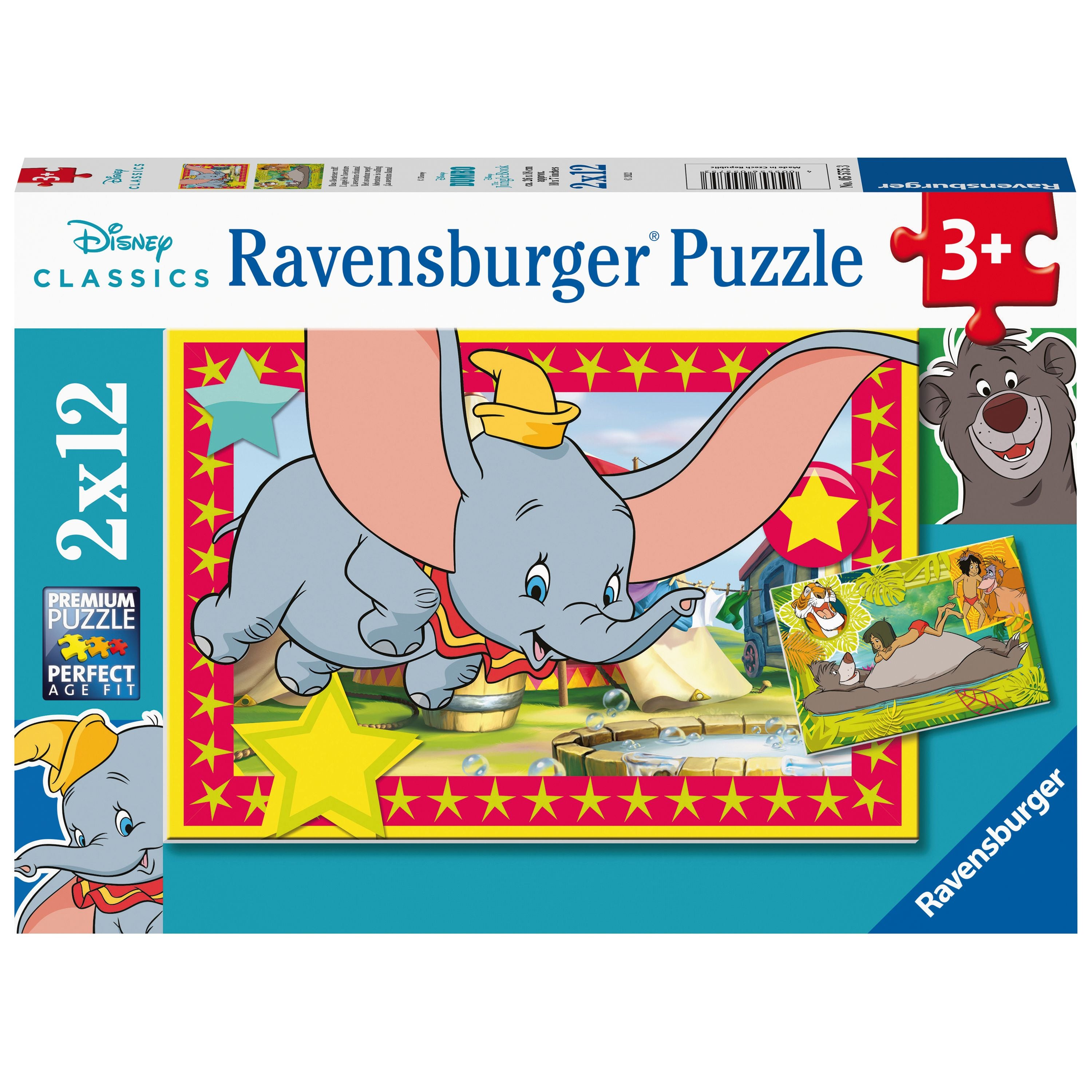 Get 2 Sets of 12-Piece Ravensburger Disney Adventure Puzzles for Endless Fun