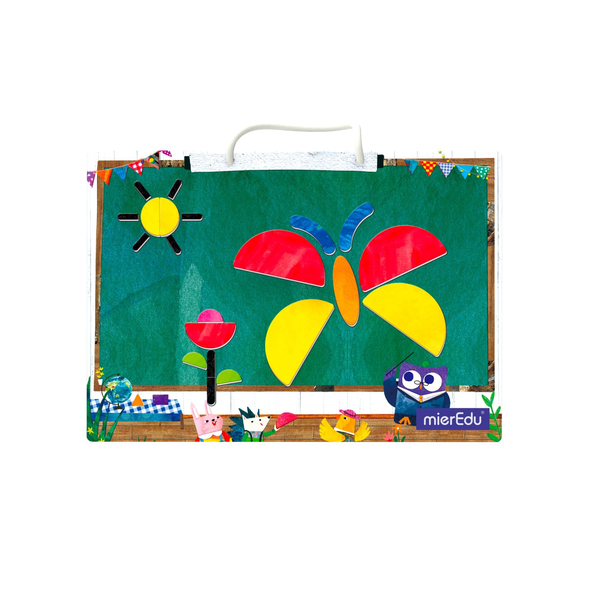 MierEdu Colorful Magnetic Pad - Imaginative Shapes Puzzle for Kids
