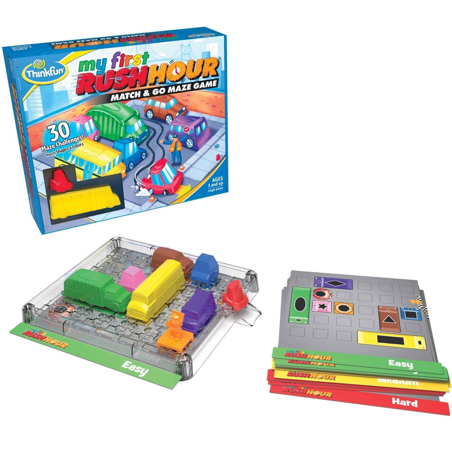 ThinkFun's Exciting First Rush Hour Matching Game for Preschoolers
