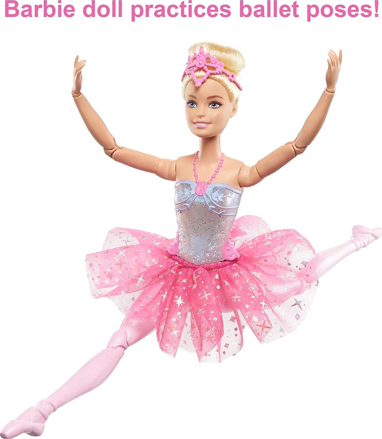 Blonde Barbie Ballerina with Magical Twinkle Lights in Dreamtopia