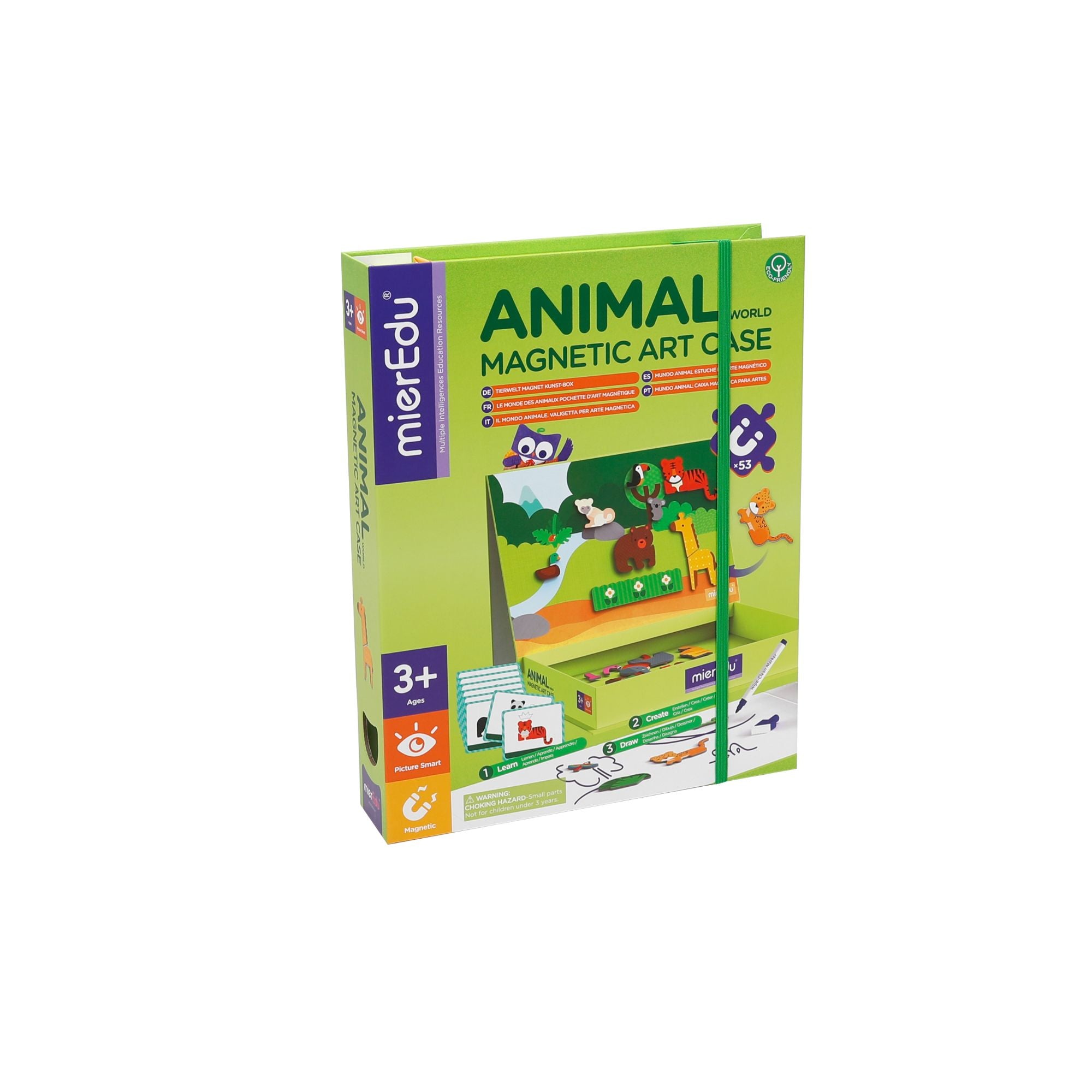 Hot Sale! MierEdu Educational Animal World Magnetic Art Case for Kids
