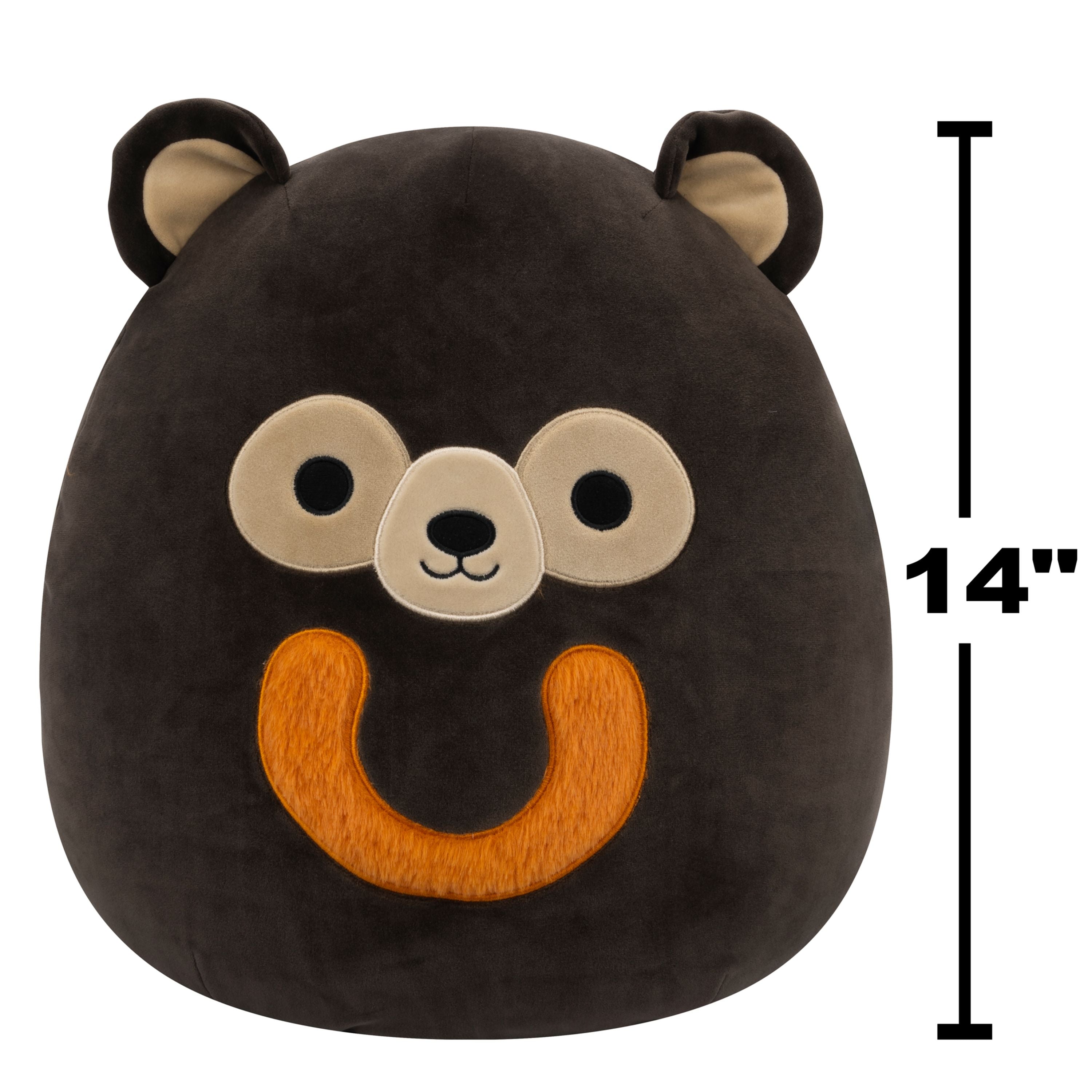 14-Inch Squishmallows Series 20: Adorable Maltese Brown Sun Bear Plush