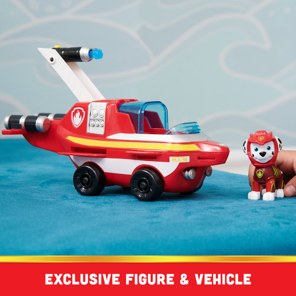 Hot Deal! PAW Patrol Aqua Themed Toy Vehicle - Marshall's Dolphin Rescue Car