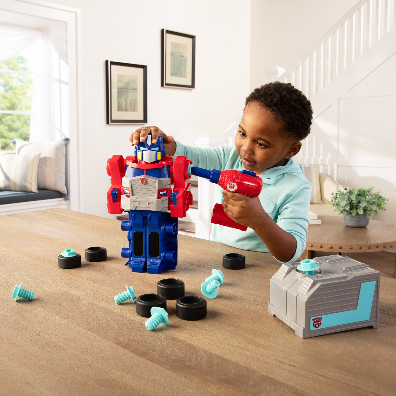 2 - In - 1 Build - Your - Own Transformers Optimus Prime Toy