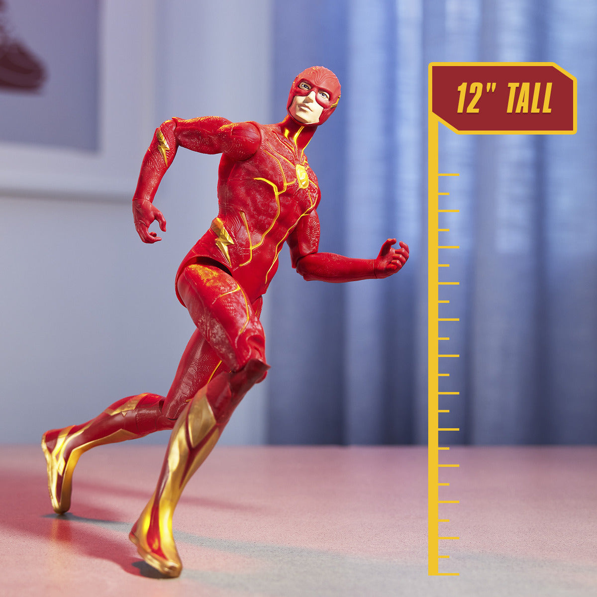 Hot Sale! 12-Inch DC The Flash Action Figure with Speed Force Features