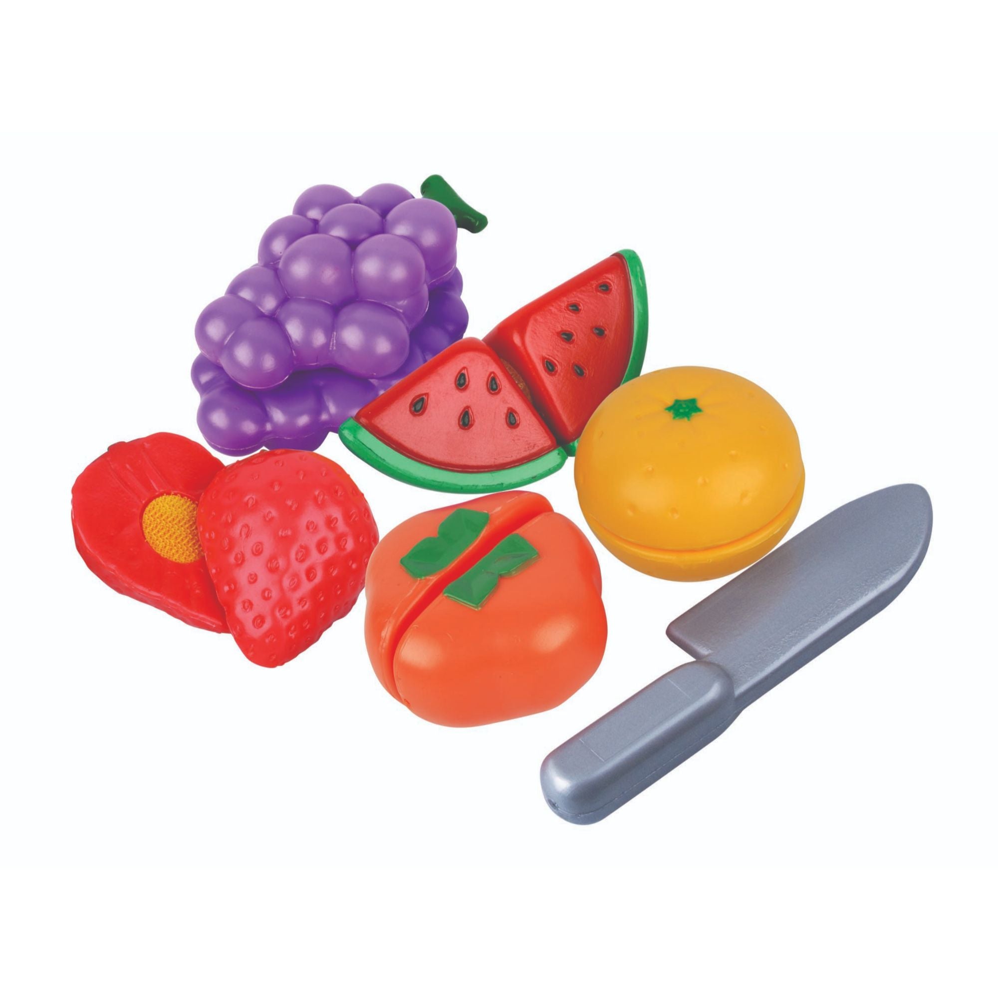 Slice-A-Rific 6-Piece Realistic Fruit Playset for Creative Kids