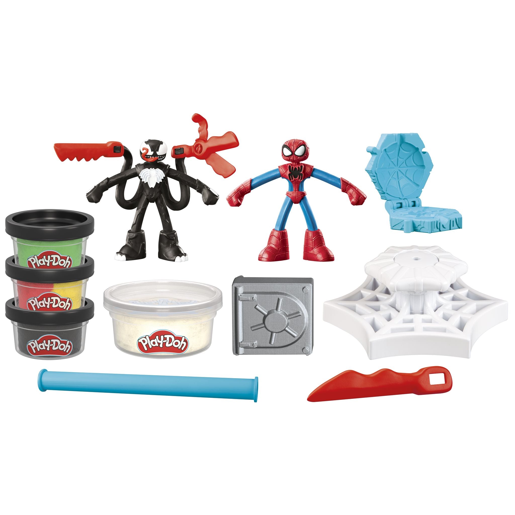Play-Doh Spider-Man Launch & Slice Battle Set for Kids