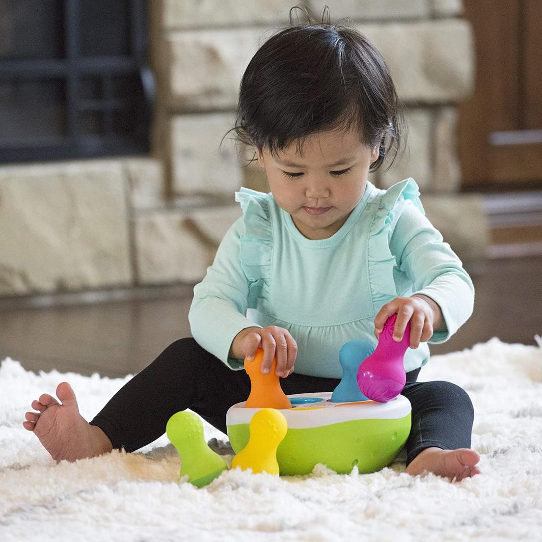 Fat Brain Toys: Fun and Textured Spinny Wobbling Pins