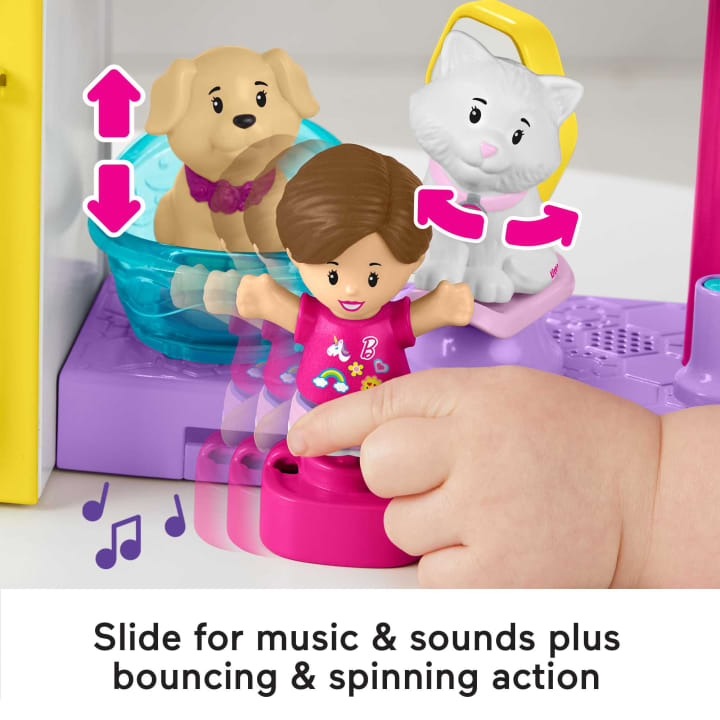 Hot Deal! Fisher-Price Little People Barbie Themed Pet Spa Playset for Toddlers