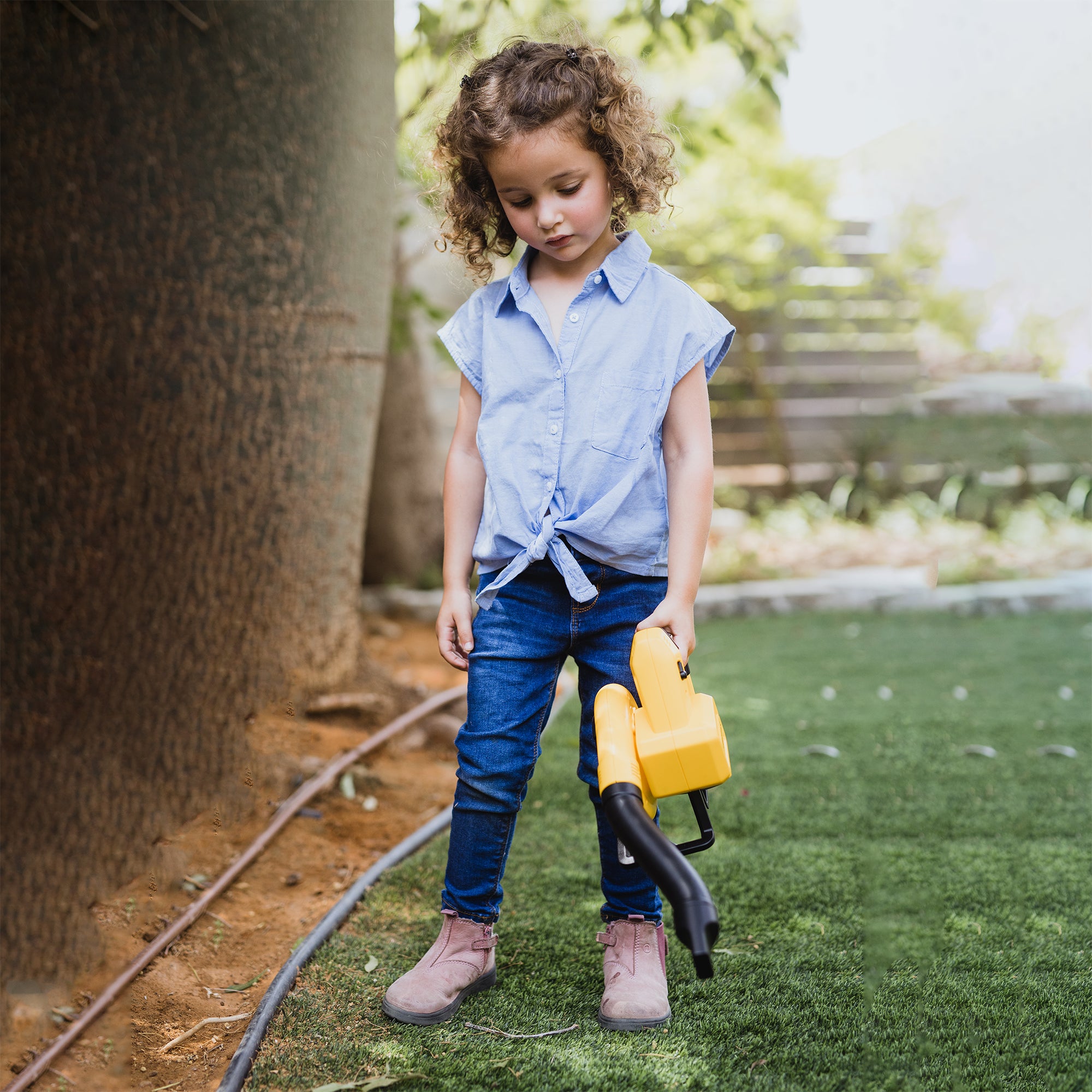Hot Deal! Stanley Jr Battery-Operated Kids' Leaf Blower for Pretend Play