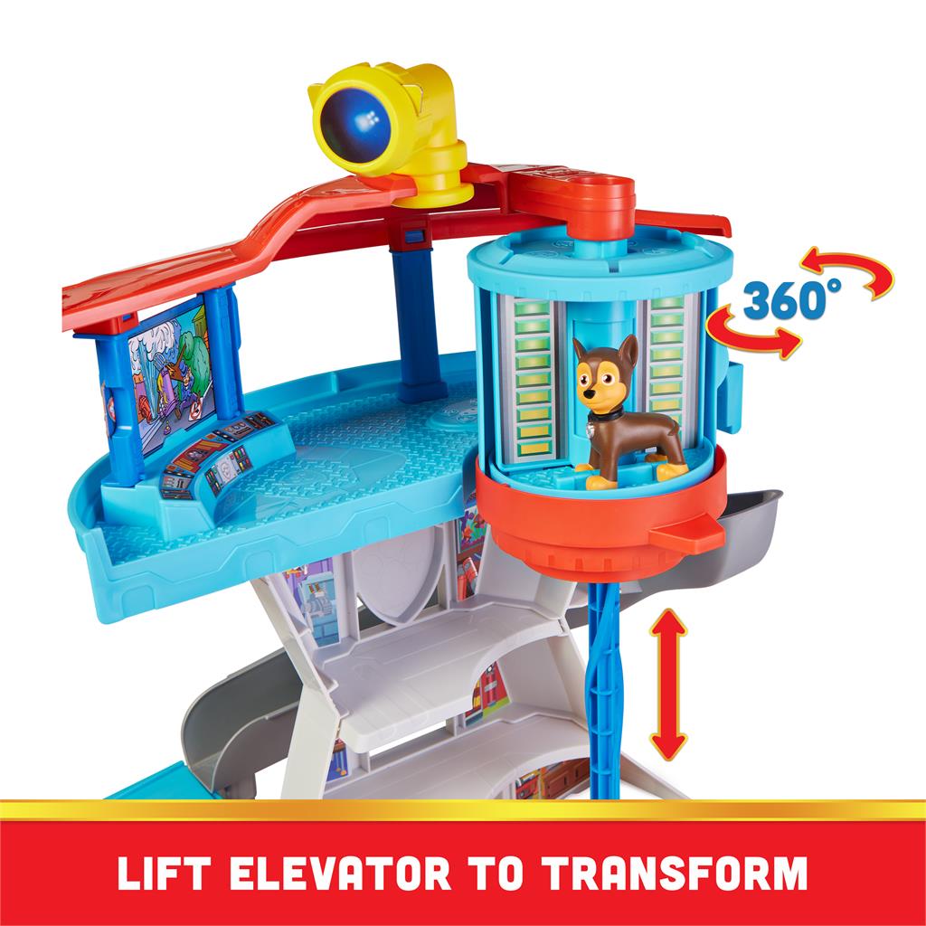Hot Sale! PAW Patrol Adventure Bay Lookout Tower Playset with Chase Figures and Police Cruiser