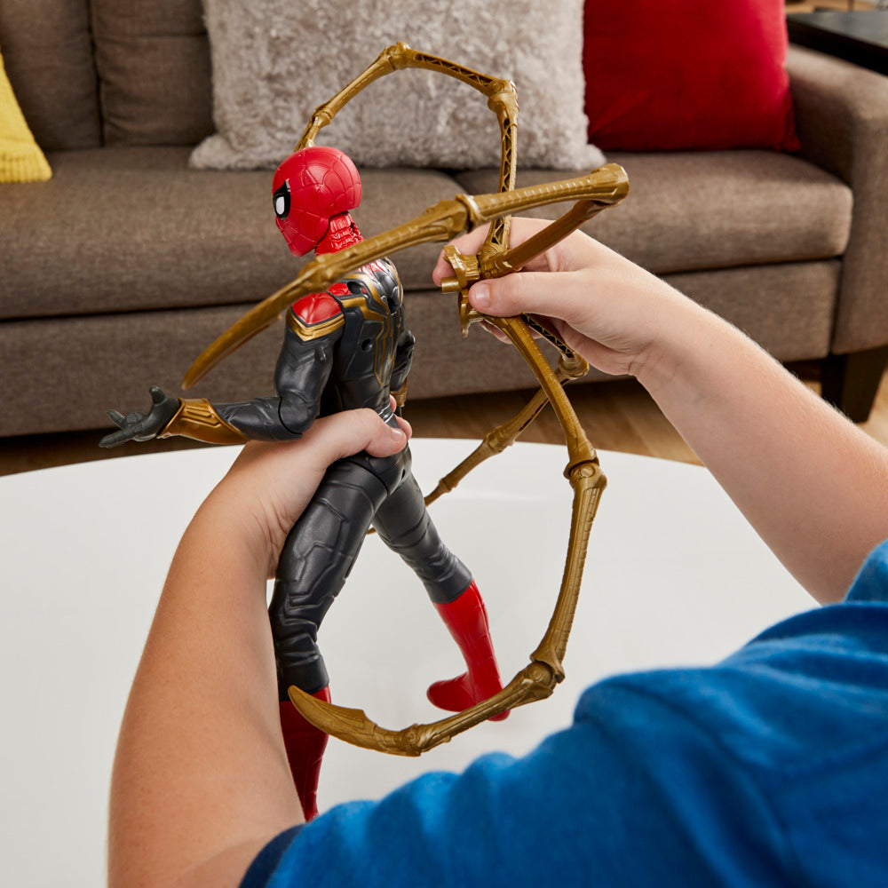 13-Inch Deluxe Marvel Spider-Man Thwip Blast Integrated Suit Action Figure