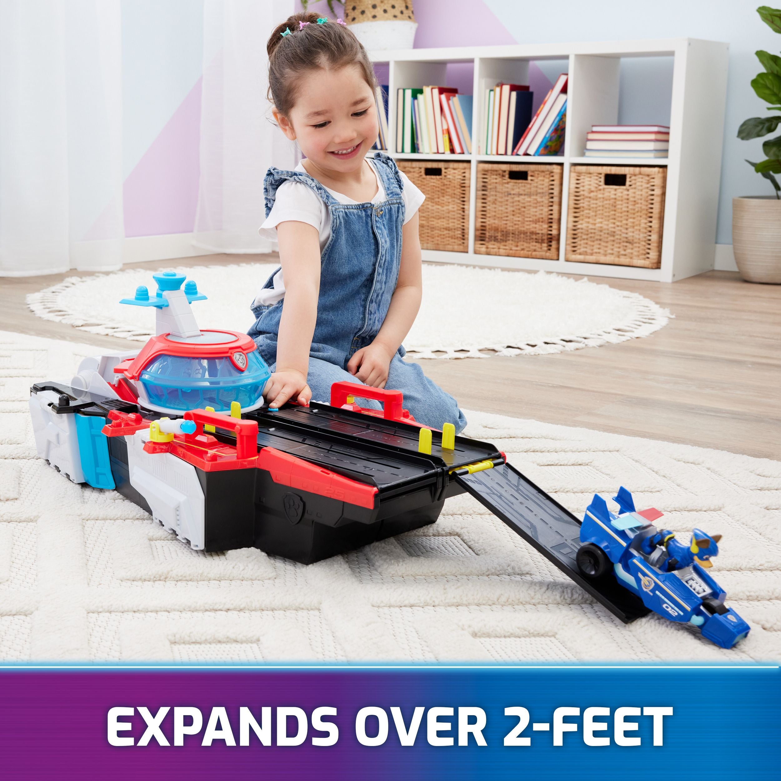 PAW Patrol The Mighty Movie: Exclusive Aircraft Carrier HQ Toy