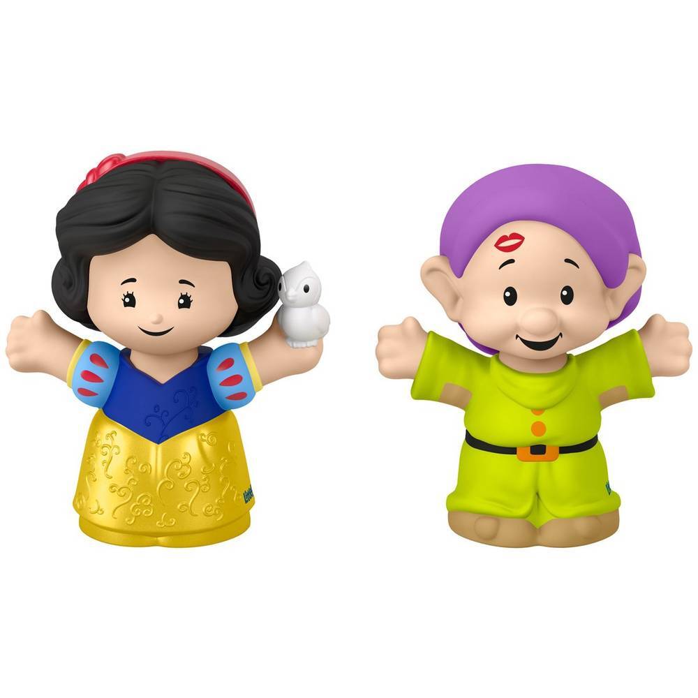 Fisher-Price Little People Disney Princess Figures: Snow White & Dopey Set - Great for Toddlers