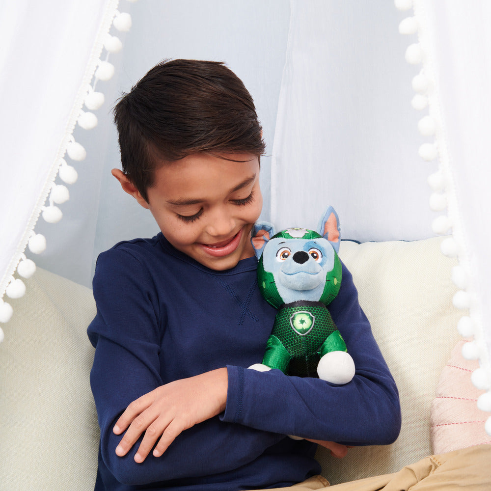 Hot Sale! PAW Patrol Aqua Pups Basic Plush Toy - Aqua Rocky for Kids