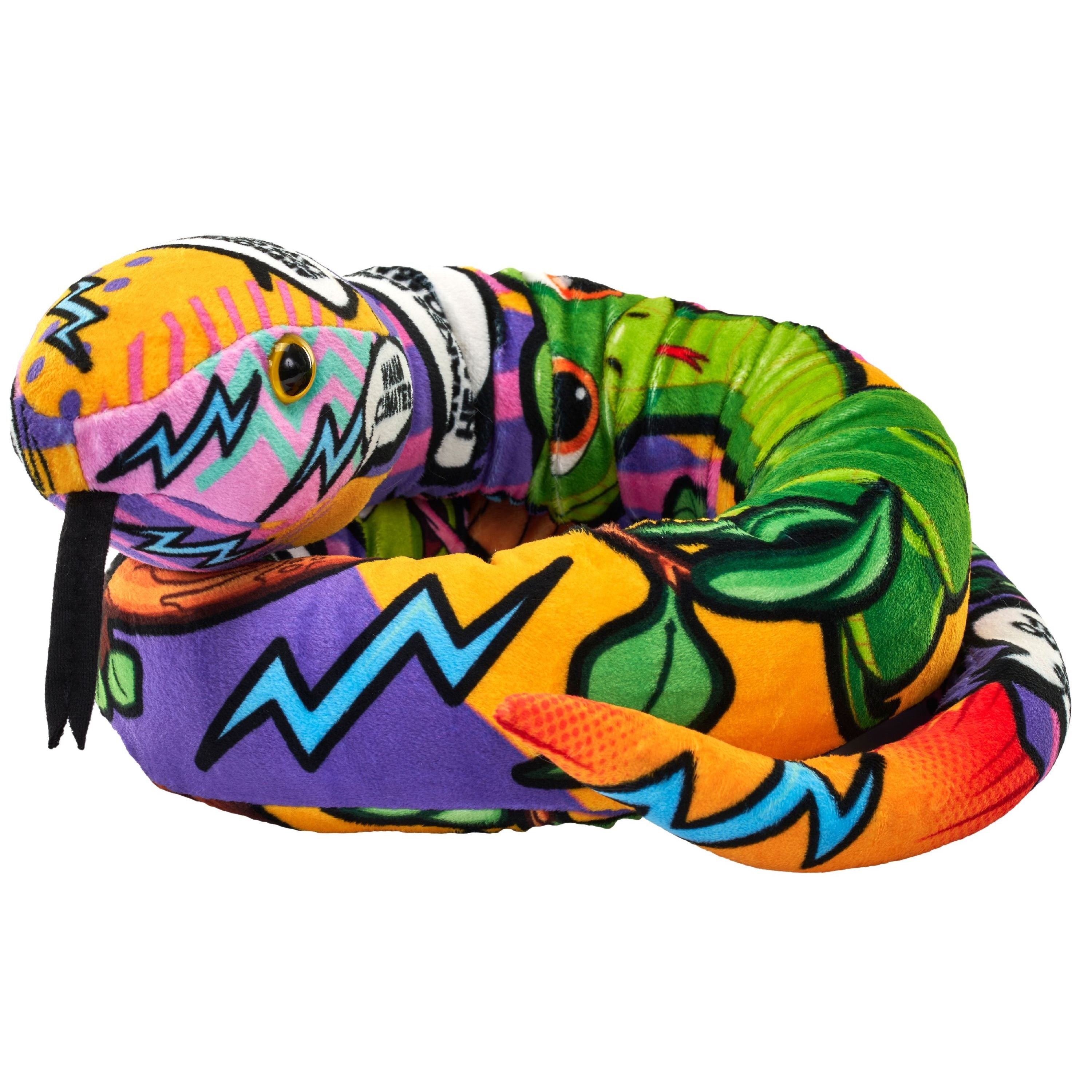 54-Inch Wild Republic Plush Snake with Planet Message