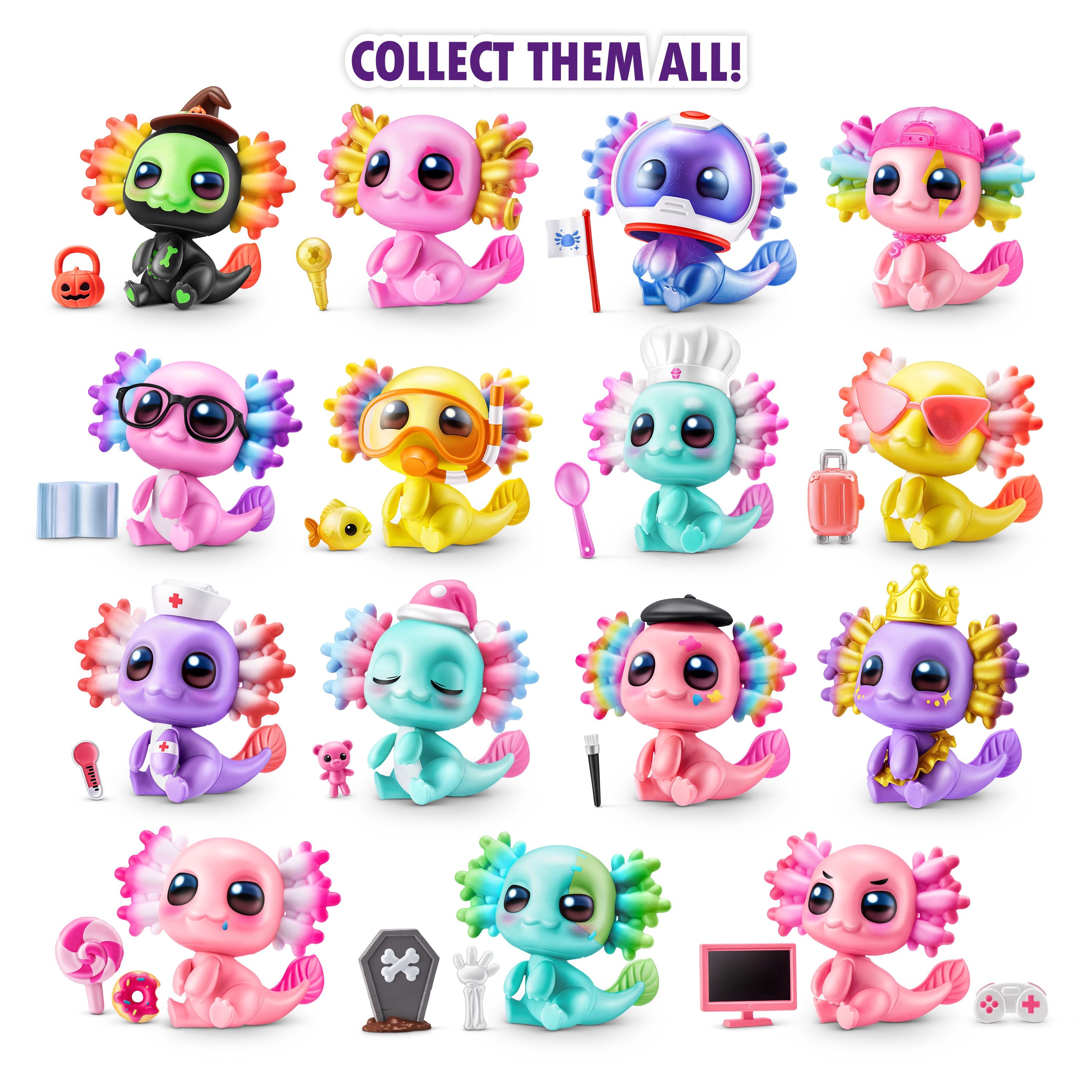 ZURU 5 Surprise A-Lot-A Cool Axolotls Mystery Capsules