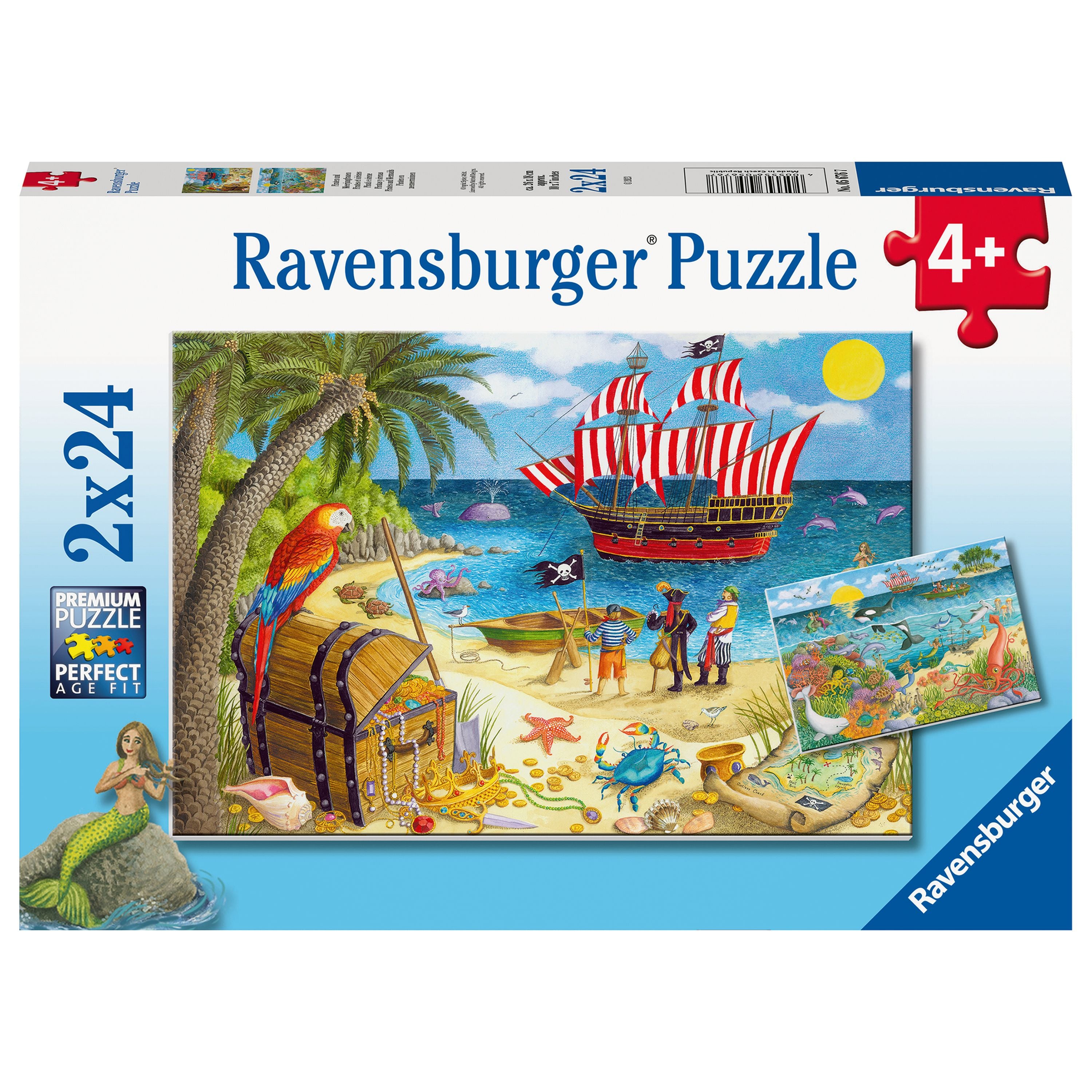 Ravensburger Pirates And Mermaids 2x24 Piece