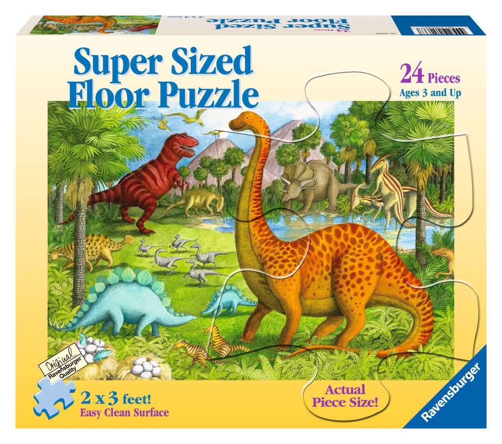 Ravensburger Supersize 24-Piece Dinosaur Pals Puzzle - Great Fun!