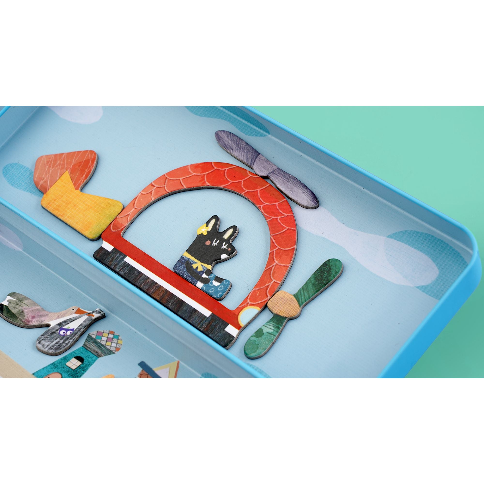 MierEdu Educational Magnetic Aircraft Puzzle Box for Kids