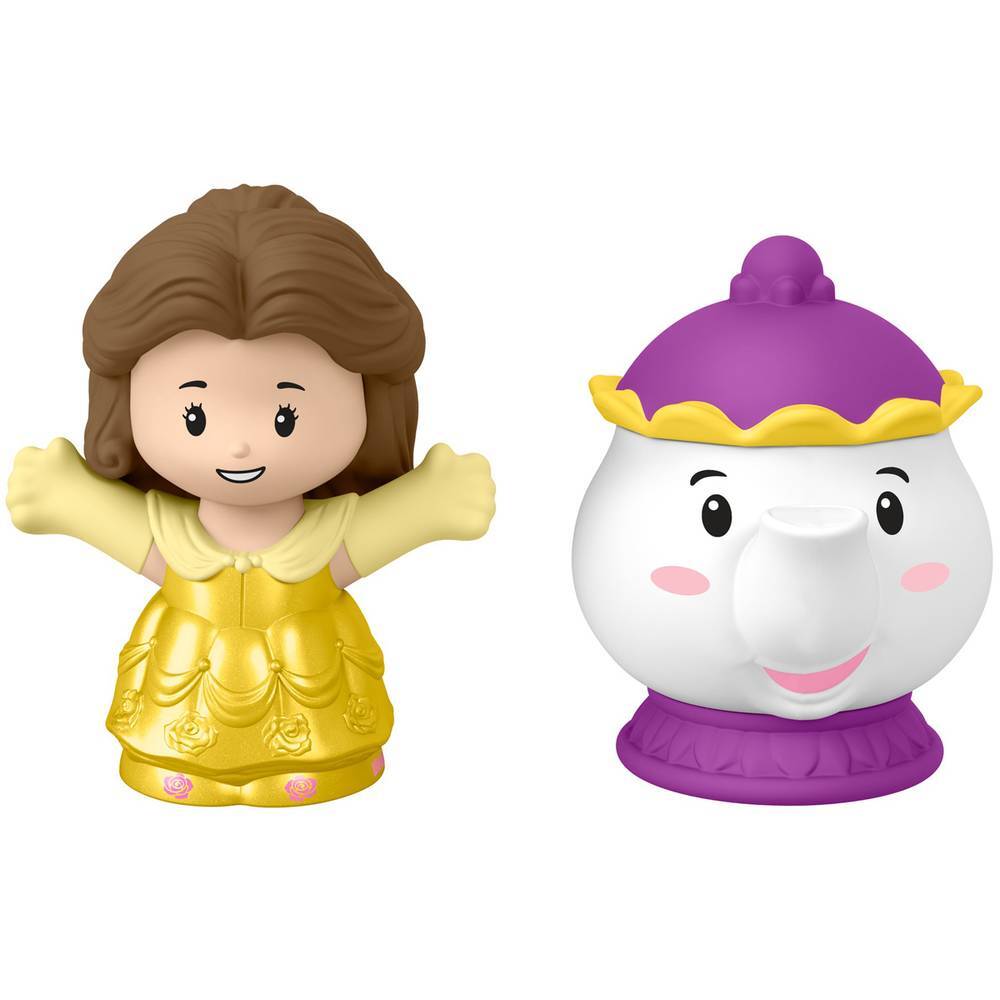 Fisher-Price Little People Disney Princess Toy Set - Belle & Mrs Potts for Toddlers