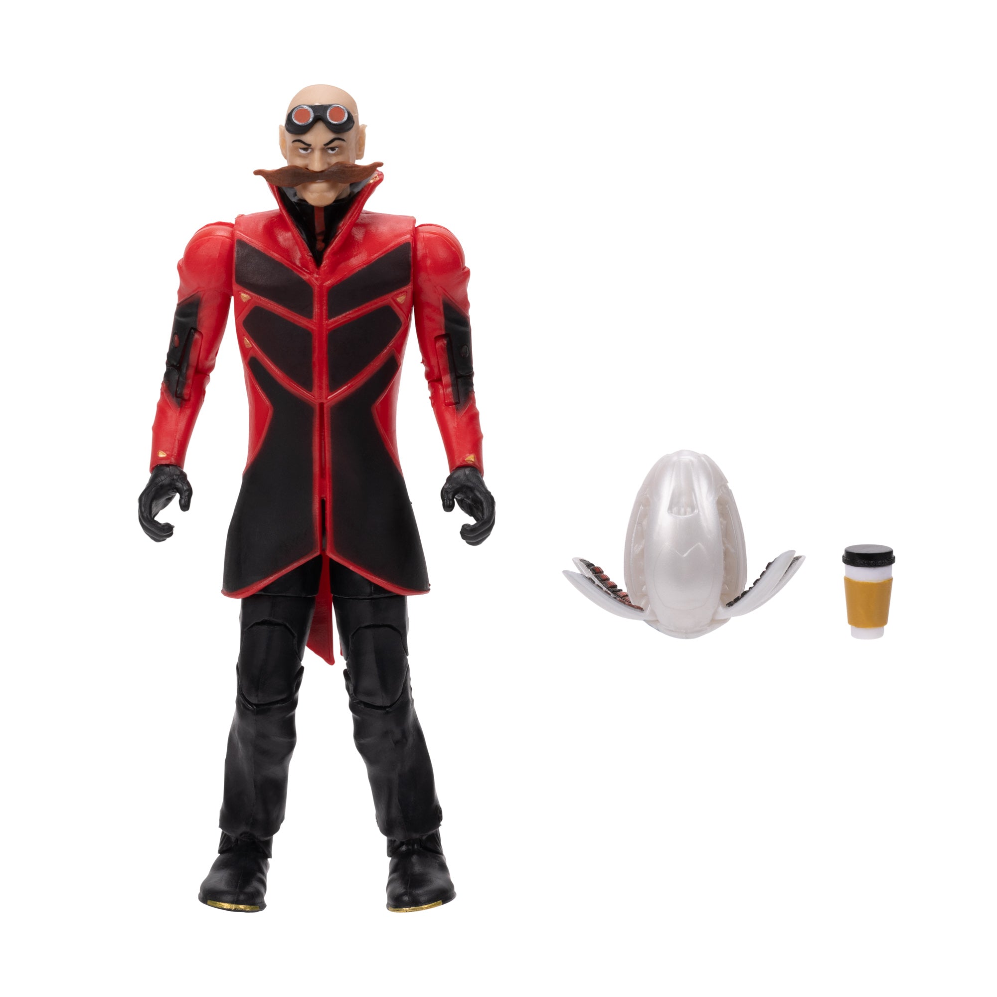 Hot Sale! 10cm Articulated Sonic The Hedgehog 2 Figure of Robotnik for Kids and Fans