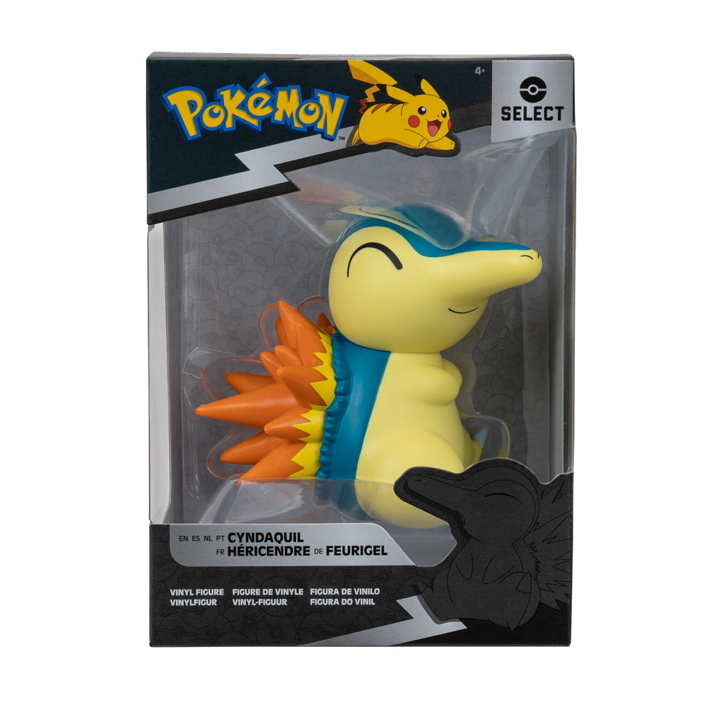 High - quality 4 - Inch Vinyl Cyndaquil Figure from Pokémon Select Collection