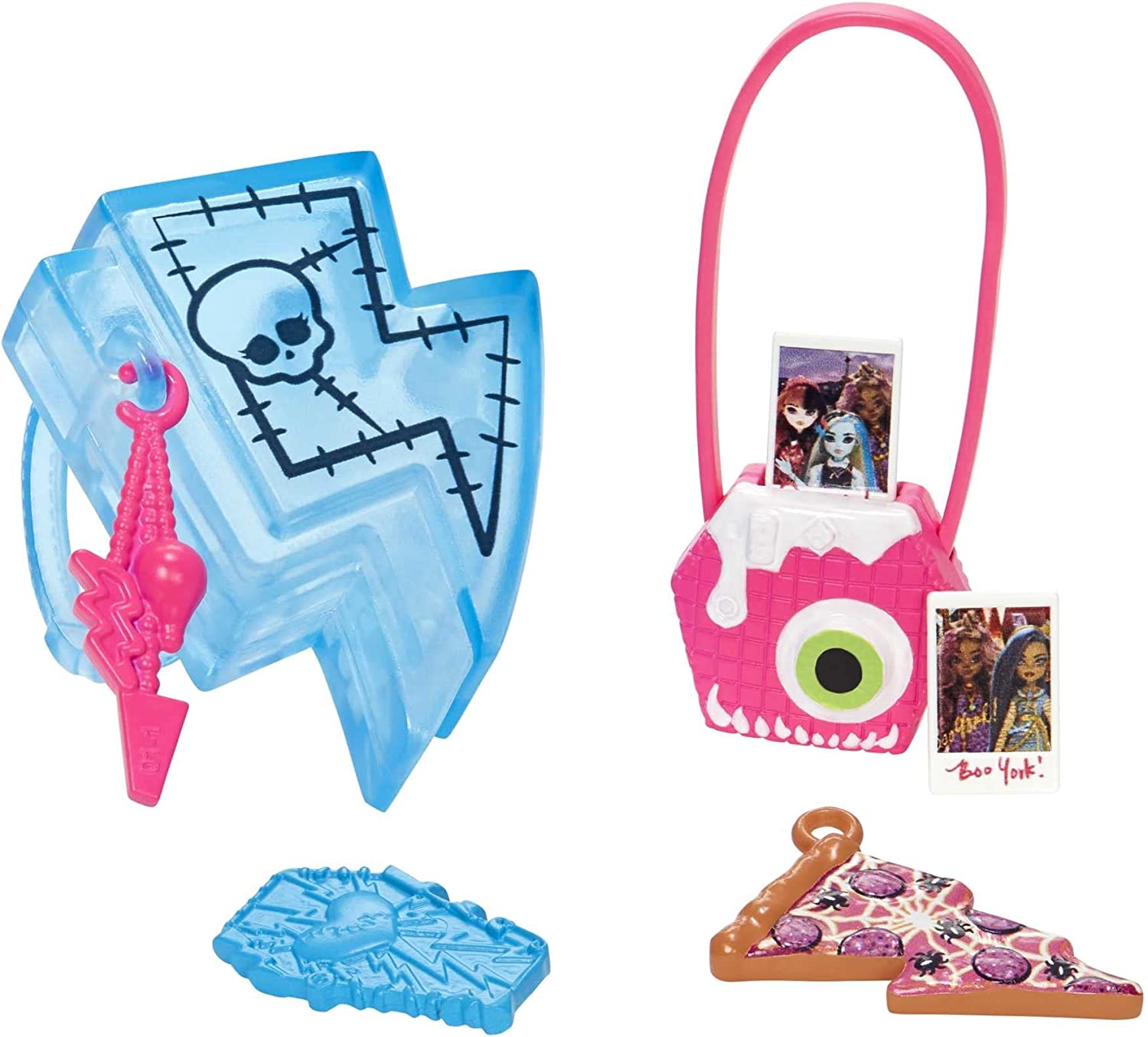 Monster High Frankie Stein Doll with Electrifying Fashion and Pet