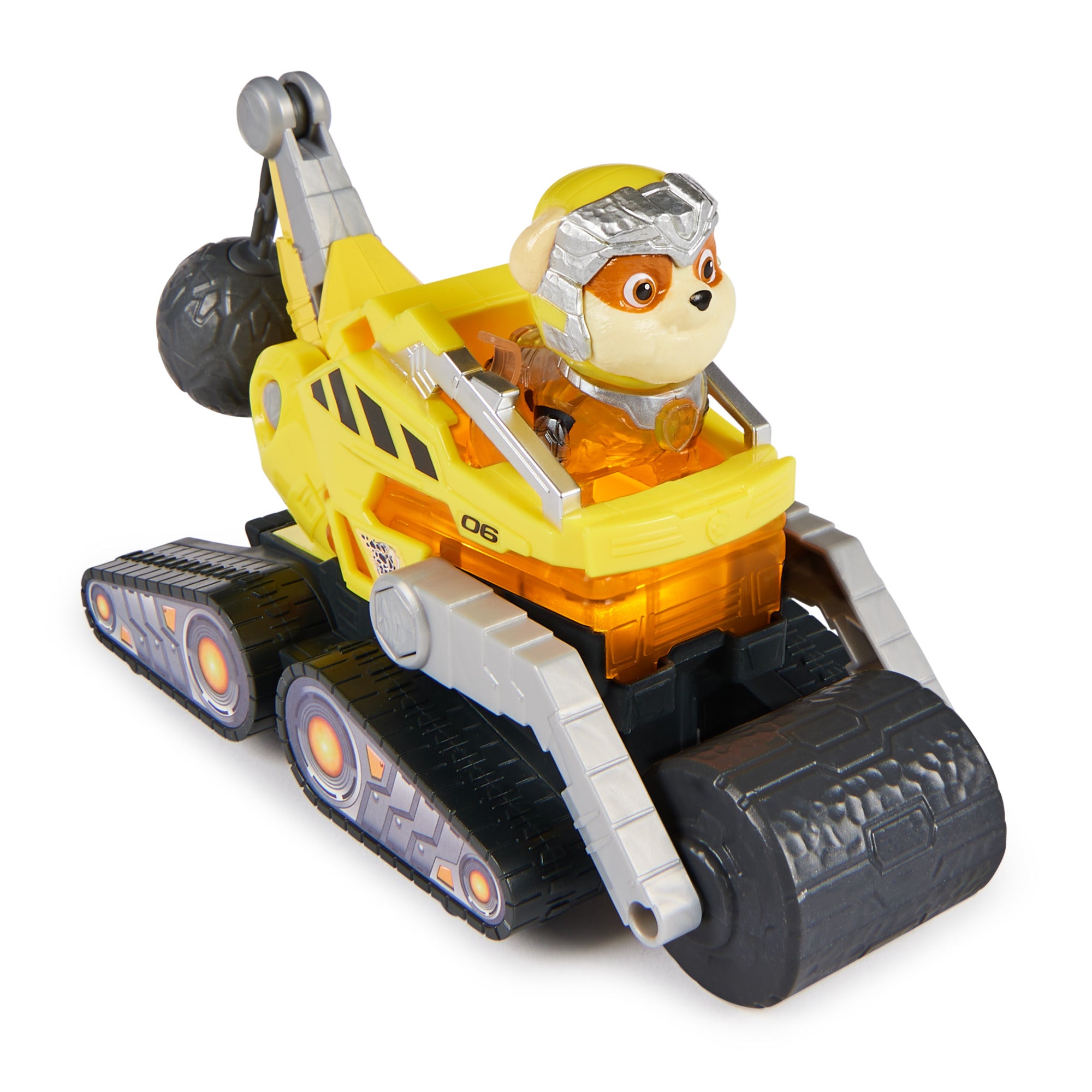 Hot! PAW Patrol The Mighty Movie Rubble Bulldozer Toy
