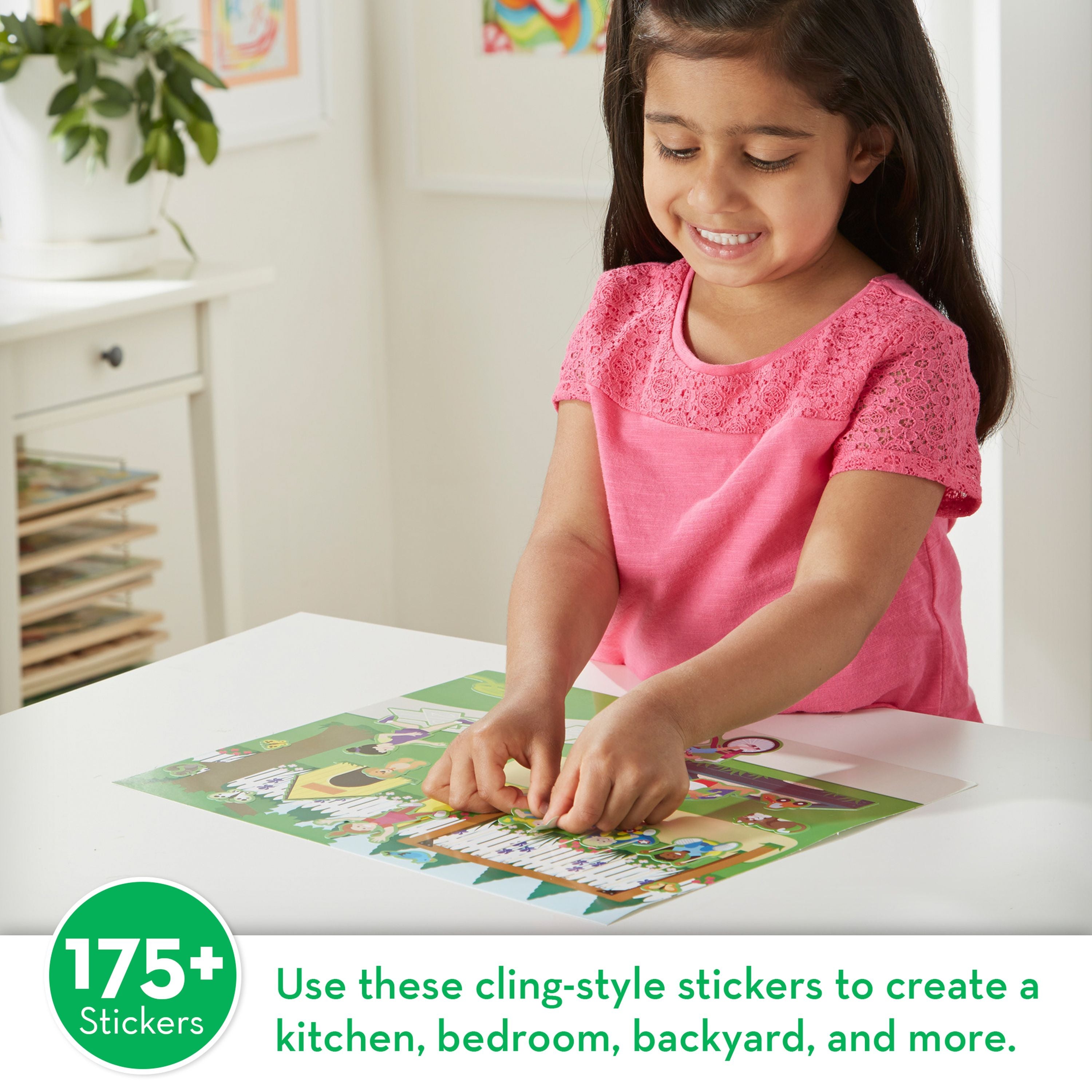 Hot Deal: Melissa & Doug Reusable Play House Sticker Pad for Kids Aged 3+