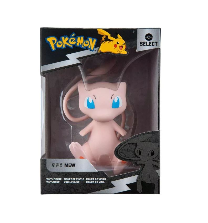 Limited Edition 4-Inch Vinyl Mew Pokémon Select Figure - A Must-Have for Collectors