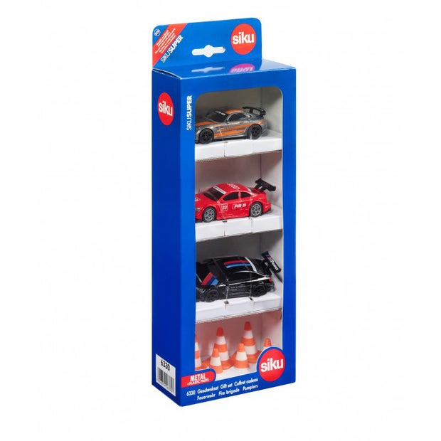 Hot Deal! Siku 6331 Four-Piece Race Car Toy Set for Motor Racing Enthusiasts