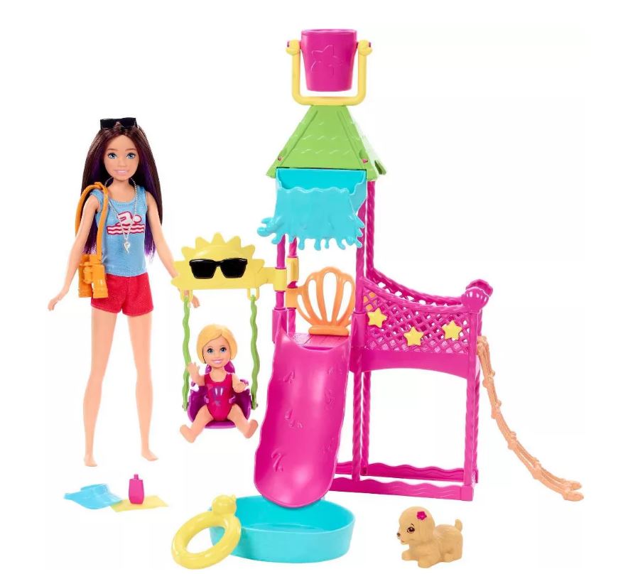 Barbie Skipper First Jobs - Exciting Waterpark Playset with Doll