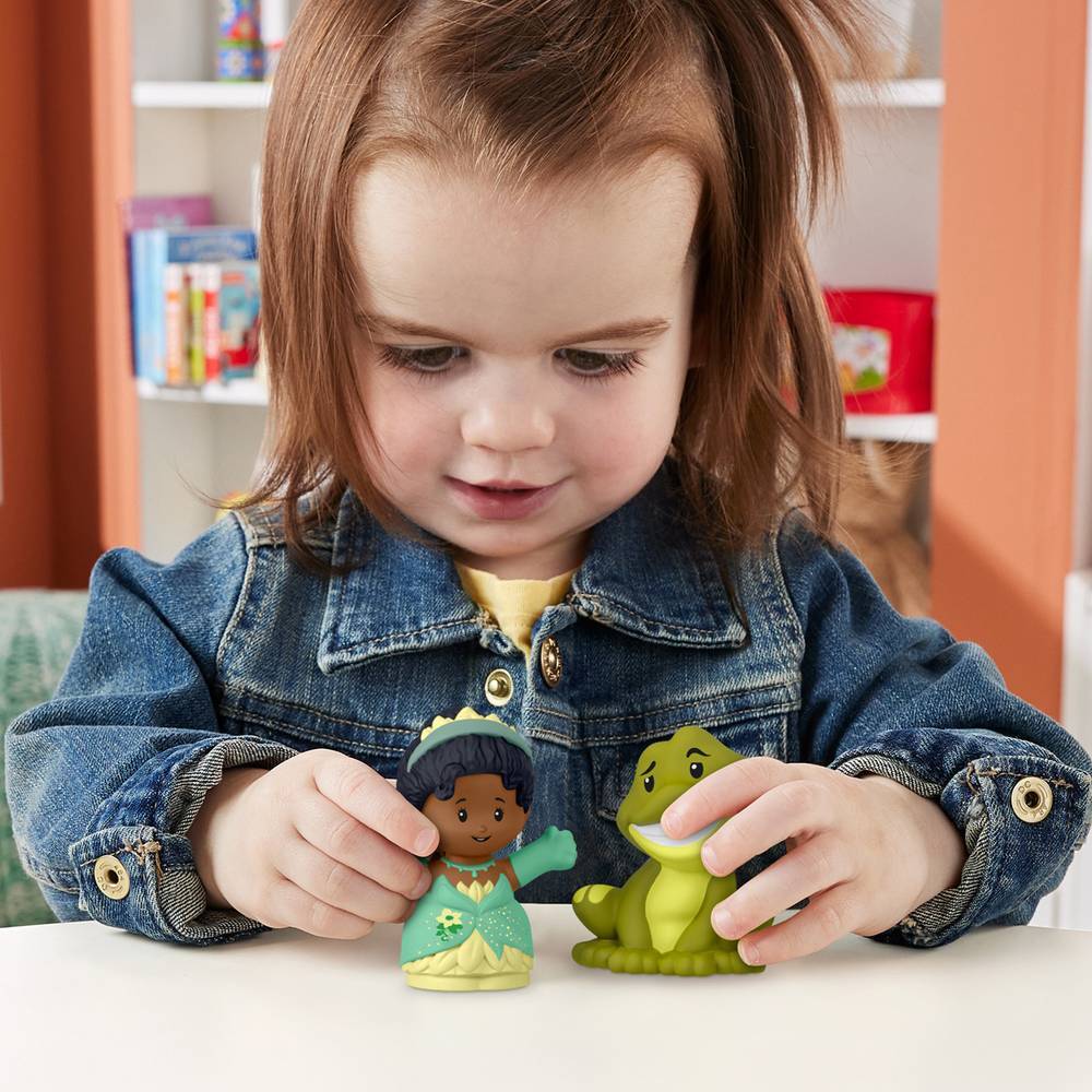Fisher-Price Little People Disney Princess Toy Set - Tiana & Naveen - Great for Toddlers