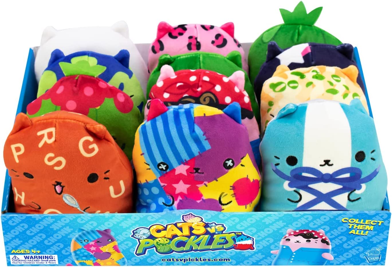 Hot! Cats Vs Pickles Chonk Plush - Assorted Styles