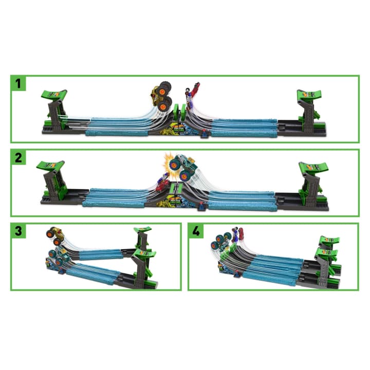 Hot Wheels Monster Trucks Roarin' Rumble Set - Great Gift for Kids