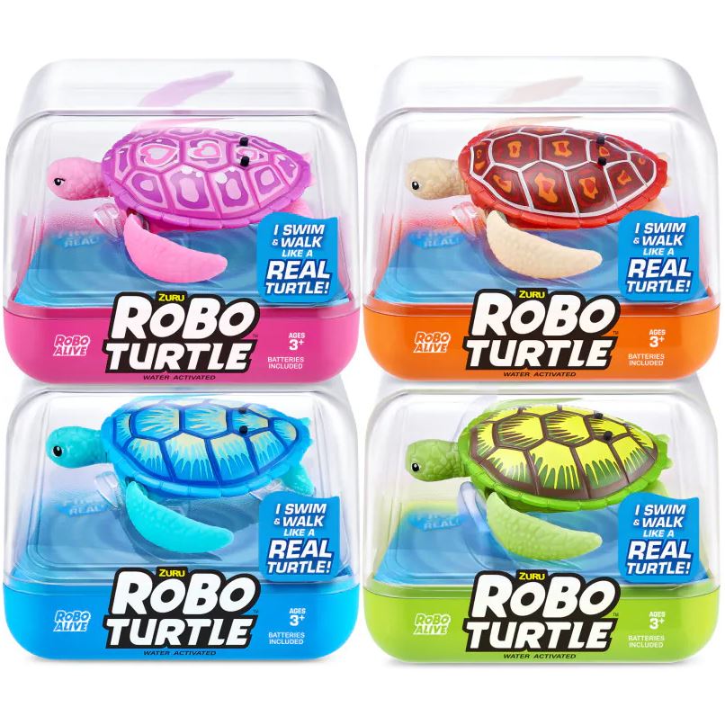 ZURU Robotic Tropical Turtles - Assorted Colorful Styles for Endless Fun