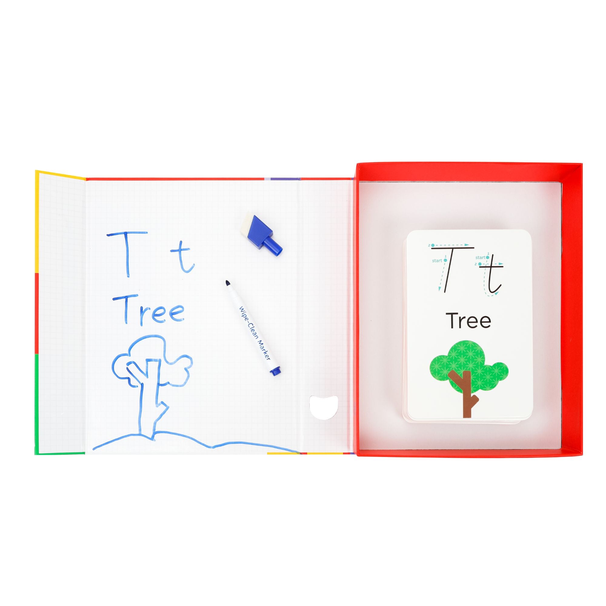 Hot Sale! MierEdu Portable Wipe Clean Letter Activity Set for 3 - 6 Year - Old Kids