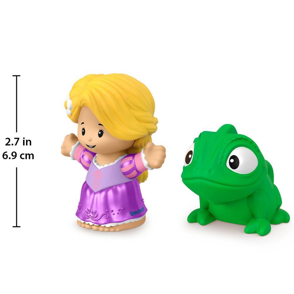 Fisher-Price Little People Disney Princess Rapunzel & Pascal Set - Ideal for Toddlers