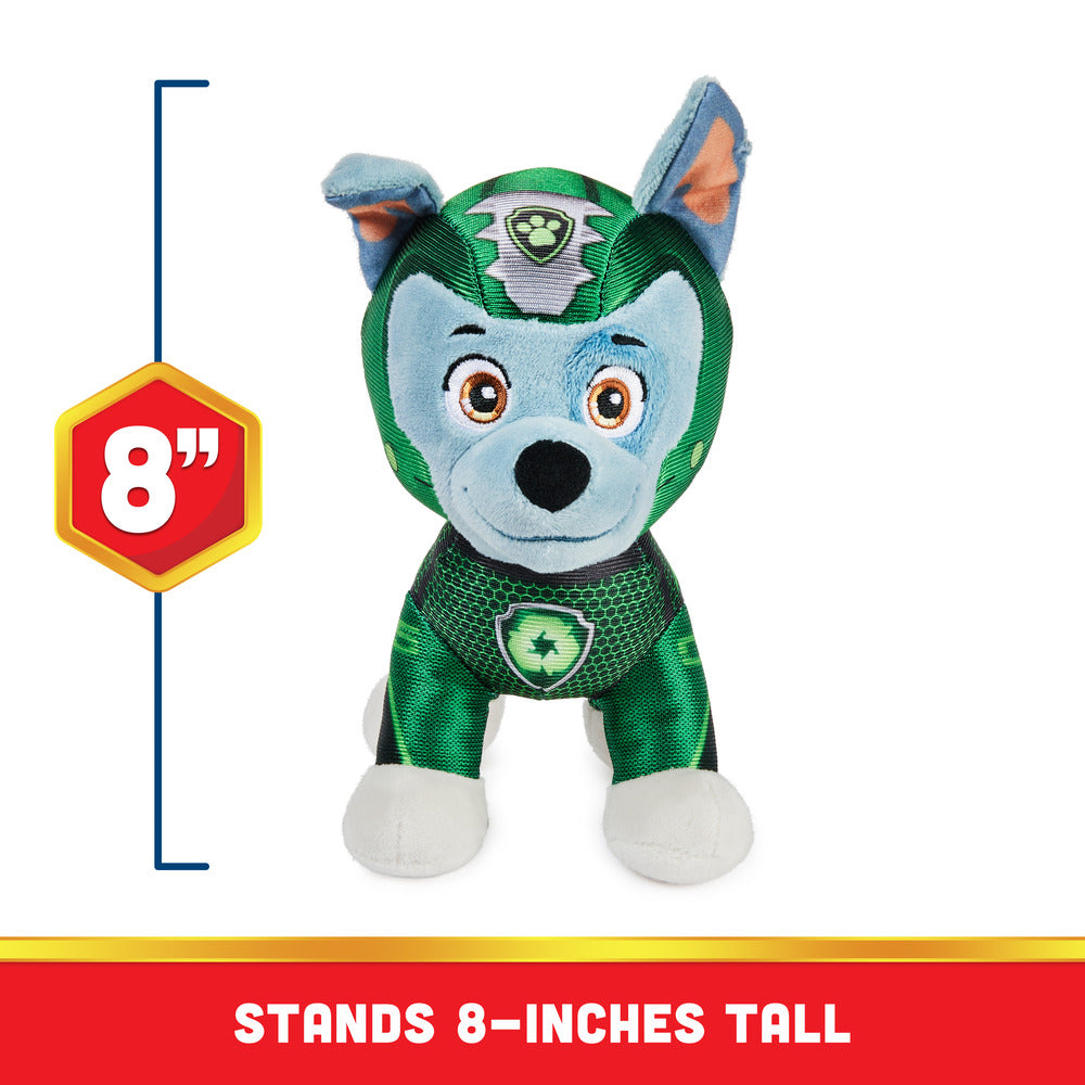 Hot Sale! PAW Patrol Aqua Pups Basic Plush Toy - Aqua Rocky for Kids