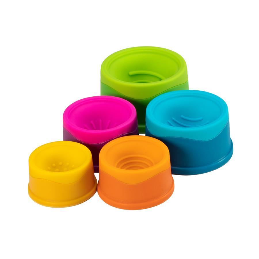 Fat Brain Toys: Dimpl Stack Cups - Fun Sensory Play