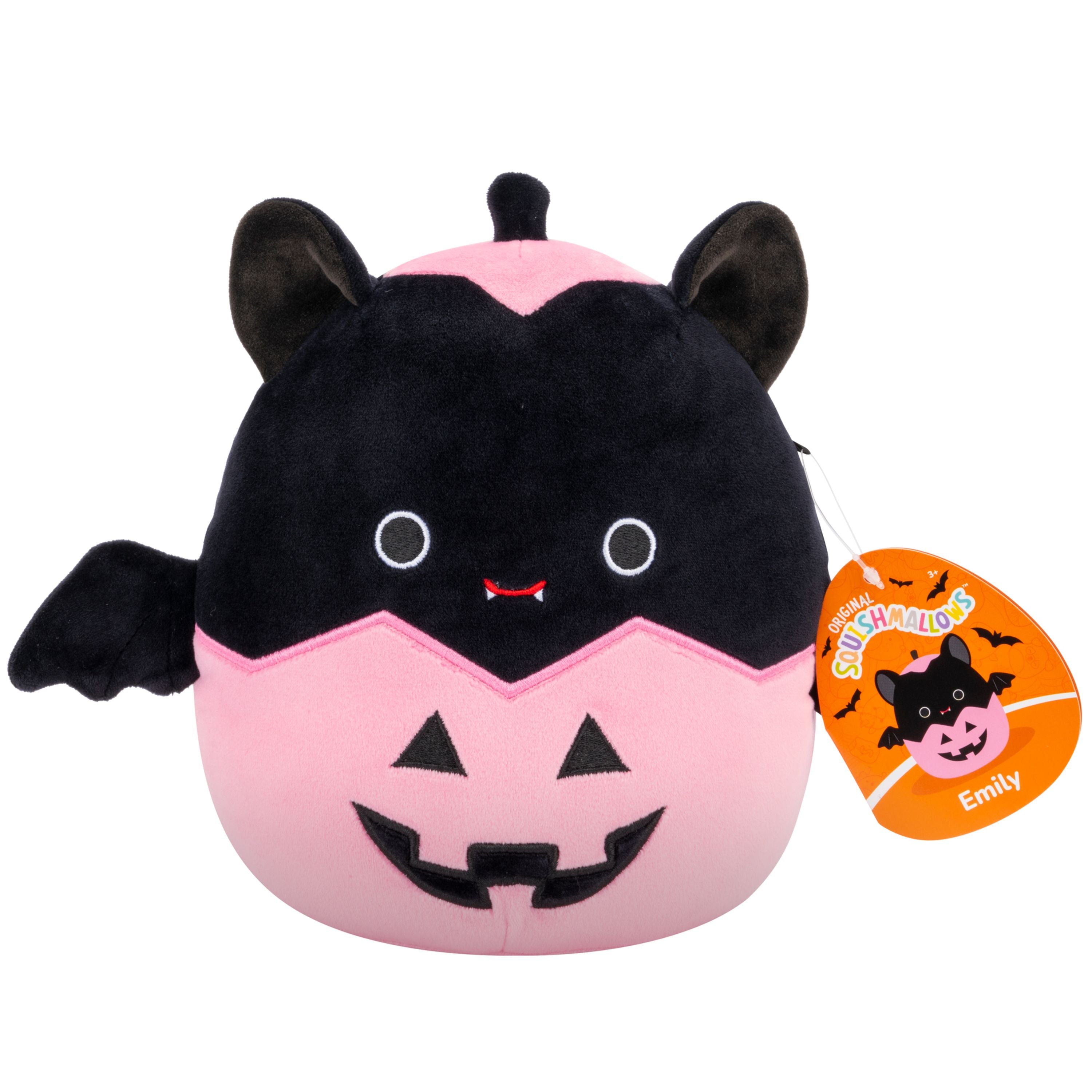 Limited Time Offer! 7.5 Inch Halloween Squishmallows Plush - Emily the Black Bat