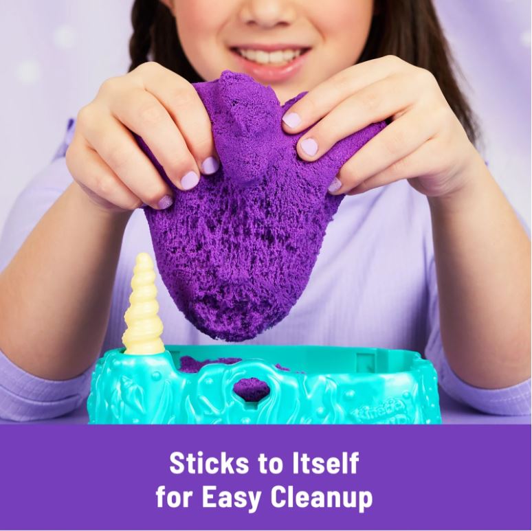 Hot! Kinetic Sand Mermaid Crystal Play Set